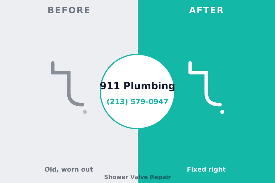 Before and after: plumbing repair McConnelsville, OH